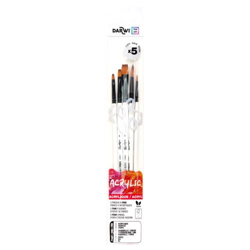 Clairefontaine Dfy Set De 5 Pinceaux Fins