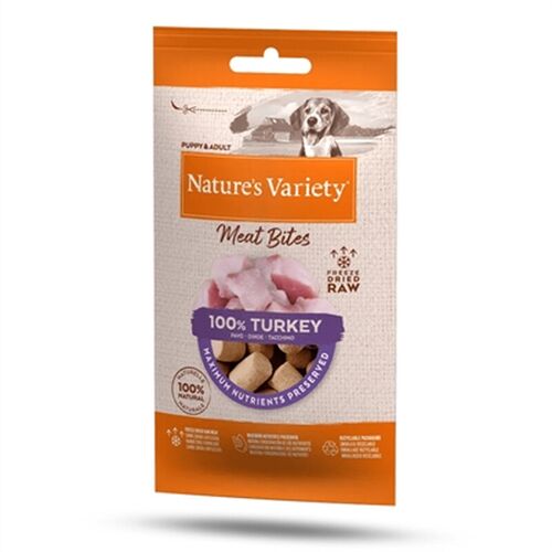 Nature's Variety Bouchées Lyophilisées Dinde 20g