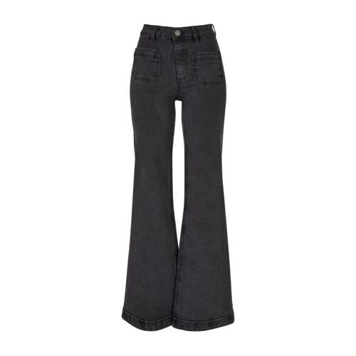 Urban Classics Jean Évasé Vintage Noir Délavé - Taille 26