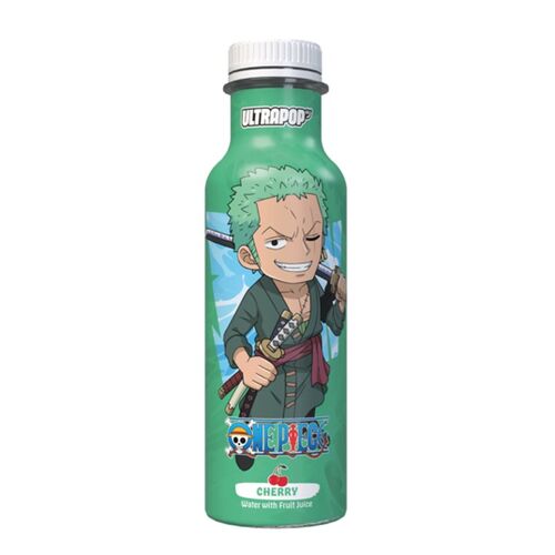 Ultrapop One Piece Zoro Boisson Aromatisée Jus De Fruit Saveur Cerise - 33 Cl