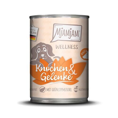 Mjamjam Wellness Bones & Joints Nourriture Pour Chien Au B?uf - 400 G
