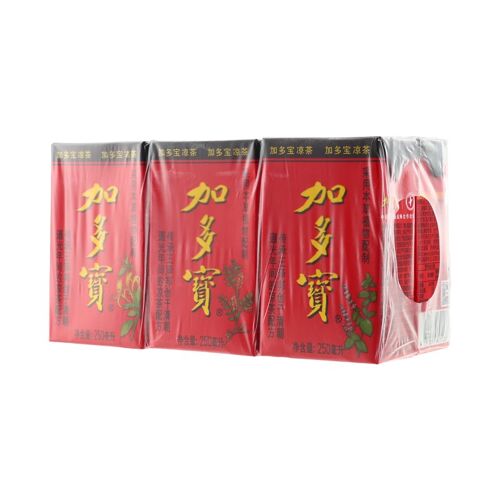 Jia Duo Bao Boisson Au Thé Aux Plantes - 6 X 250 Ml