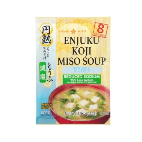 Hikari Miso Soupe Instantanée Miso Allégée Au Tofu - 112 G / 8 Portions