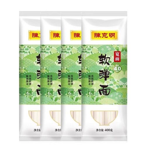 Chen Ke Ming Nouilles Larges Moelleuses Et Tendres - 400 G