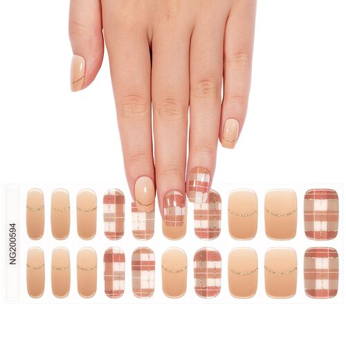 Meomagic 14-287 Autocollants Gels Pour Ongles - 20 Pièces 