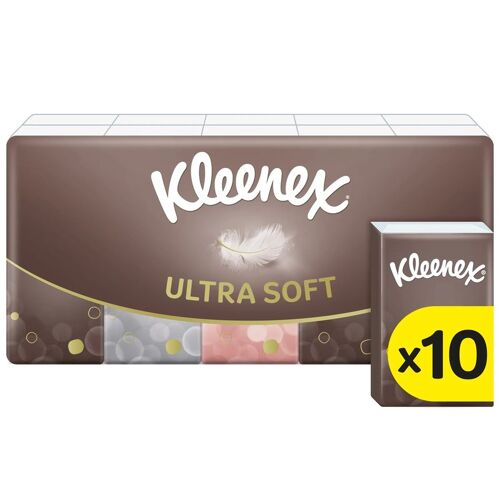 Kleenex Ultra Soft 10 paquets de 7 mouchoirs