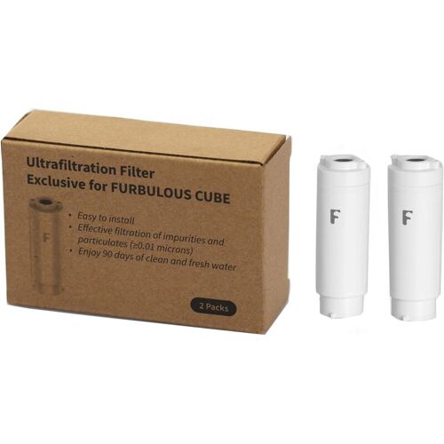 Furbulous Lot De 2 Filtres À Ultrafiltration De Rechange Pour Fontaine À Eau Automatique Pour Animaux