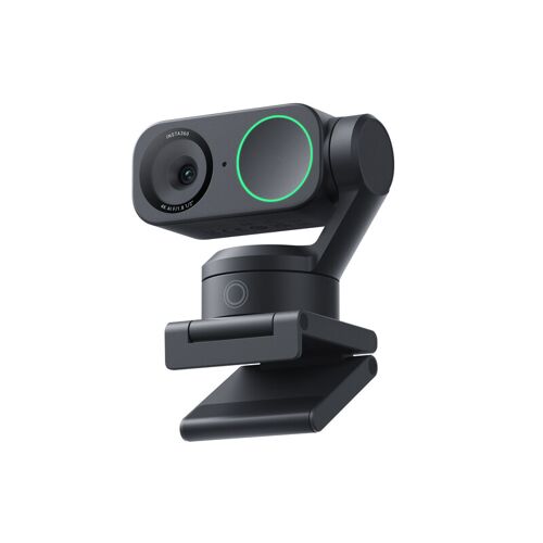 Insta360 Link 2 Pack Standard webcam 4K pour PC/Mac avec capteur 1/2 pouce, suivi IA, HDR, microphone anti-bruit IA et contrôle gestuel, compatible Zoom