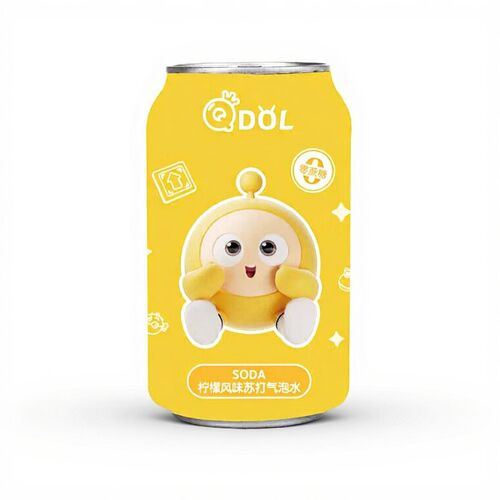 Qdol Egg Party Eau Pétillante Au Citron - 330 Ml