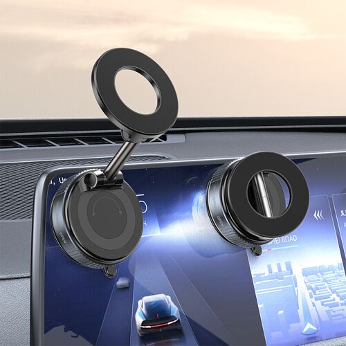 ATSHARK K007 Support de téléphone magnétique à ventouse pour voiture, compatible MagSafe, fixation puissante et angles réglables