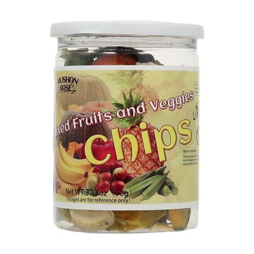 Chips De Fruits Et Légumes Mushan Base 90g