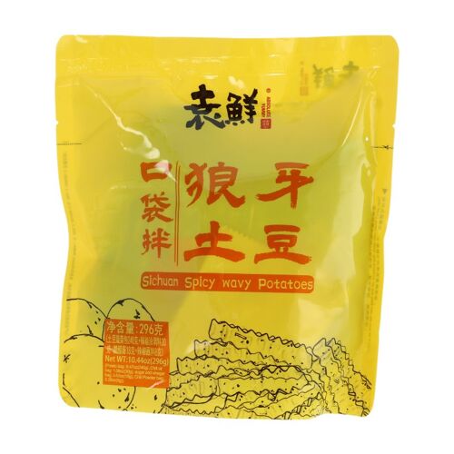 Yuanxian Chips De Pommes De Terre Ondulées - 296 G