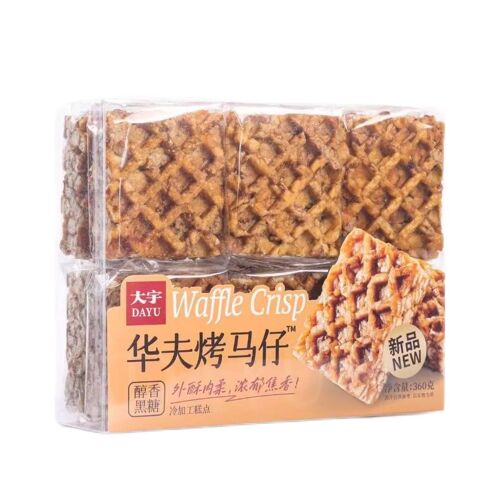 Dayu Biscuits Gaufrettes (Sucre Noir Riche) 360 G