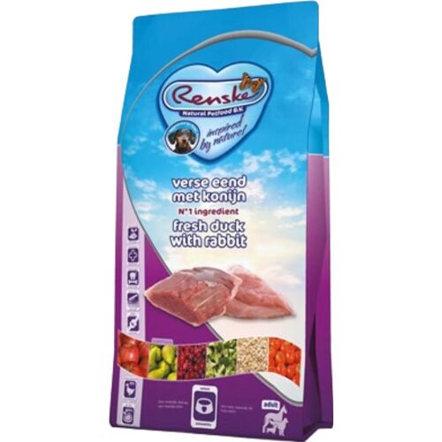 Renske Nourriture Pour Chien Saveur Canard Et Lapin - 2 Kg