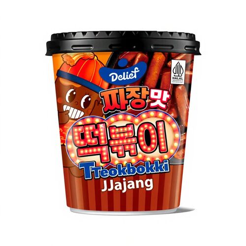 Delief Bol De Tteokbokki Jjajang Halal 120 G