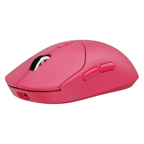 RAPOO VT2 MAX Souris gaming sans fil, fréquence de rafraîchissement 8K, 53 g, jusqu'à 750 h d'autonomie, microcontrôleur Nordic nRF54L15, capteur optique 120 millions de clics, 10 boutons programmables, compatible macros - Rose