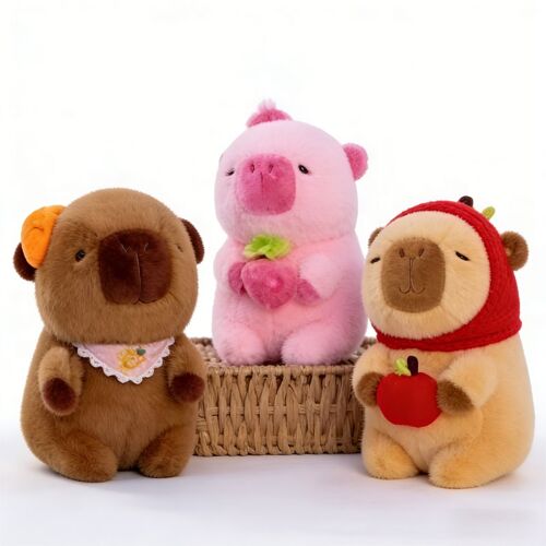 Peluche dauphin fruit 23 cm (Modèle aléatoire)