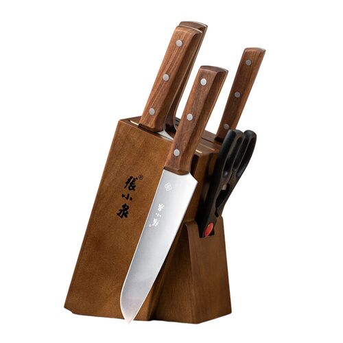 Zhang Xiaoquan Kit D¿Outils (Porte-Outils En Bois + Plusieurs Outils + Ciseaux) Kit D¿Outils Pour La Maison Et La Cuisine