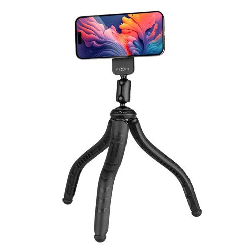 FIXED Support magnétique pour téléphone pour trépied Créateur 1/4" avec fixation MagSafe, Noir