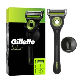 Gillette Labs - Rasoir Exfoliant Avec 1 Lame Et Support Magnétique - Kit 
