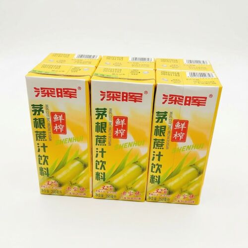 Shenhui Boisson Au Jus De Canne À Sucre Et Bai Mao Gen - 6 X 250 Ml