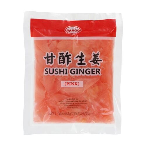 Yanco Gingembre Mariné Rose Pour Sushi - 150 G