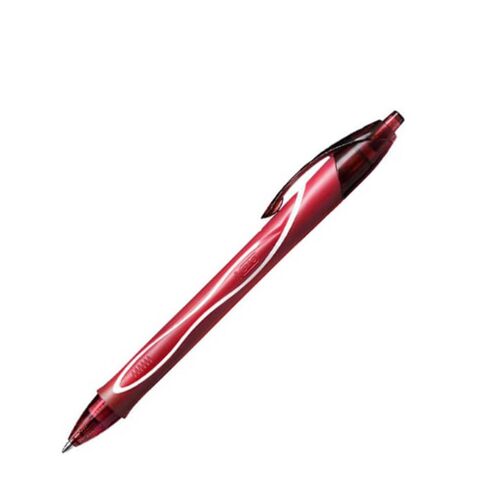 Bic Gelocity Quick Dry Stylo Gel Rétractable 0,7 Mm - Rouge