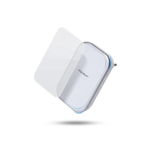 Aigostar AC Sonnette numérique sans fil IP44 - Blanc/Argent