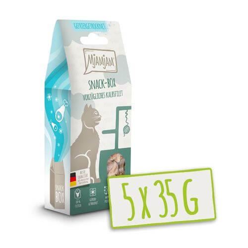 Mjamjam - Boîte De Friandises Lyophilisées Pour Chat - Filet De B?uf Délicat, 35 G X 5