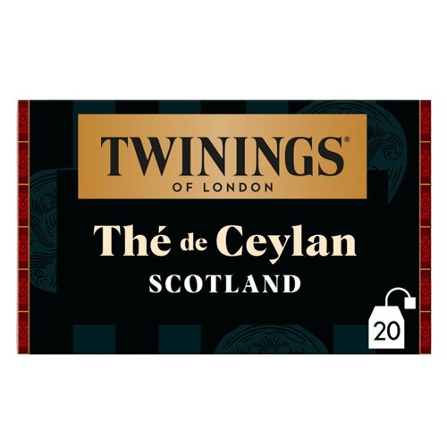 Twinings Thé Noir Ceylan - 20 Sachets / 40 G