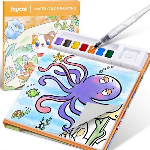 Livres De Coloriage À L'aquarelle Pour Enfant - Thème Animaux