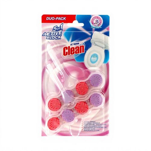 Bloc WC At Home Clean 5 en 1 Lavande ¿ 2 x 45 g