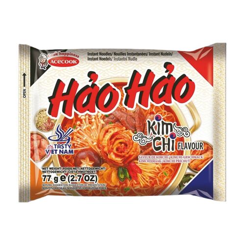Haohao Nouilles Instantanées Saveur Kimchi - 77 G