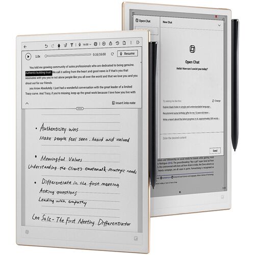 [Étui offert] iFLYTEK AINOTE 2 tablette E-Ink 10,65" AI avec ChatGPT-5, tablette prise de notes numérique, reconnaissance vocale, transcription 16 langues, conversion écriture manuscrite en texte, tablette travail études