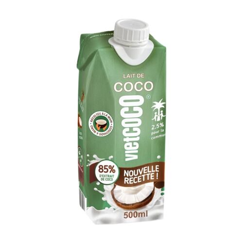 Vietcoco Lait De Coco 17-19% Mg 500ml