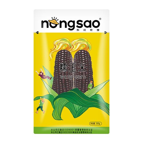 Nong Sao Maïs Gluant Noir, 2 Épis, 300 G