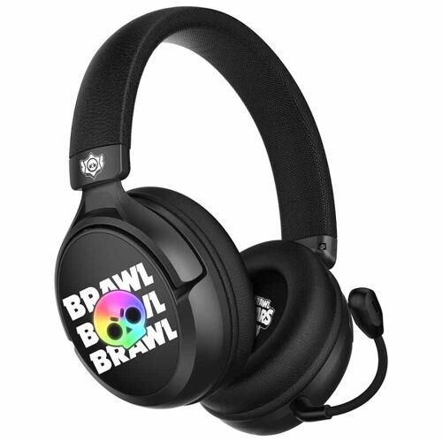 SUBSONIC SS Casque de jeu filaire BRAWL STARS, Noir, compatible PS5, PS4, PC, Xbox, Switch