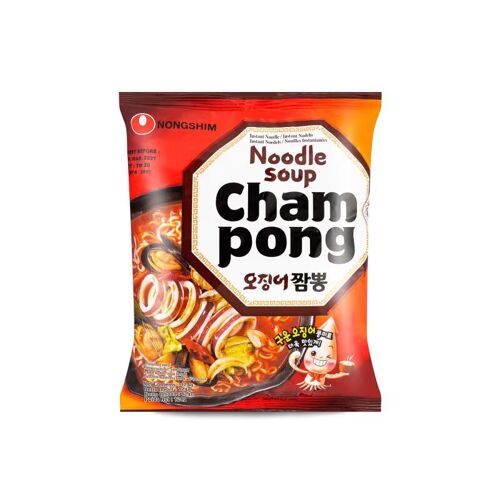 Nongshim Champong Ramyun - Saveur Calamar Épicée - 124 G
