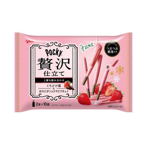 Glico Pocky Zeitaku Fraise 110 G