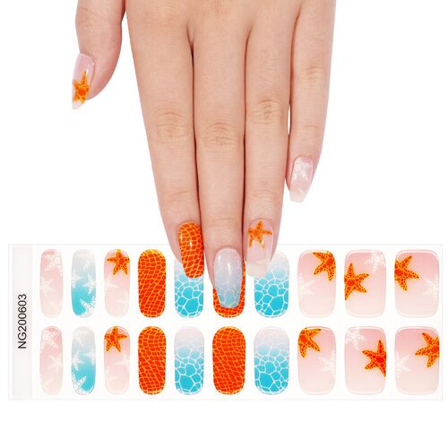 Meomagic 14-292 Autocollants Gels Pour Ongles - 20 Pièces 