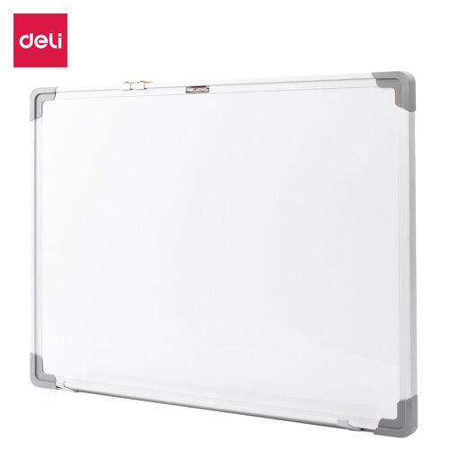 Deli Tableau Blanc À Effacement, Tableau De Planification De Bureau, 450 X 600 Mm, Argent, 1 Pièce