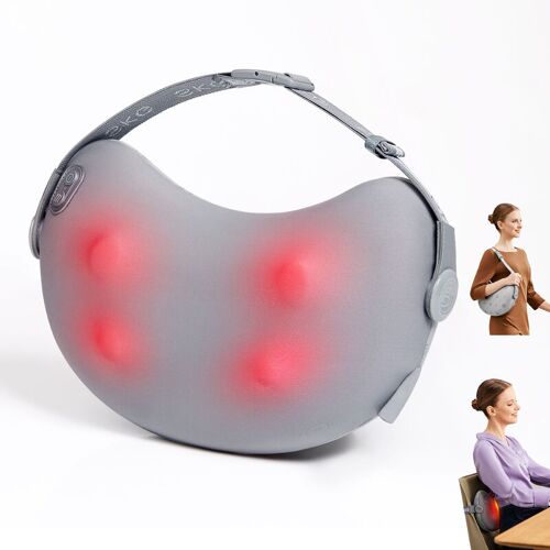 Skg T1-2 Pro Coussin De Massage Dos Et Nuque Avec Têtes De Massage À Ondes Décalées