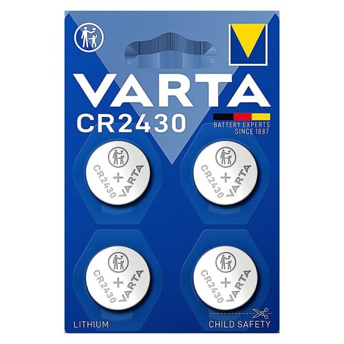 VARTA PILE LITHIUM CR2430 x 4