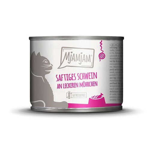 Mjamjam Nourriture Pour Chat Au Porc Juteux Et Carottes - 200 G
