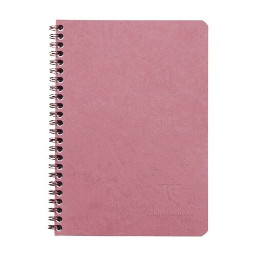 Clairefontaine Nomaddict Carnet De Bureau A4, Reliure Sur Toute La Couverture, 14,8 X 21 Cm, 100 Pages, 5x5, Rose Antique