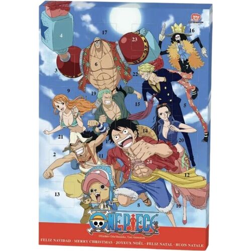 Calendrier de l'Avent de chocolat ONE PIECE - 65 g