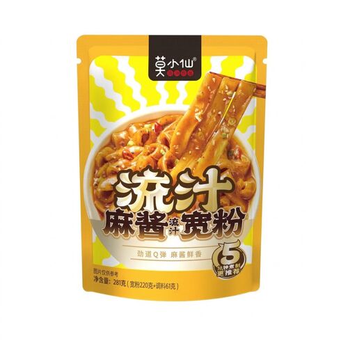 Mo Xiao Xian Nouilles Larges Moelleuses À La Pâte De Sésame 281 G