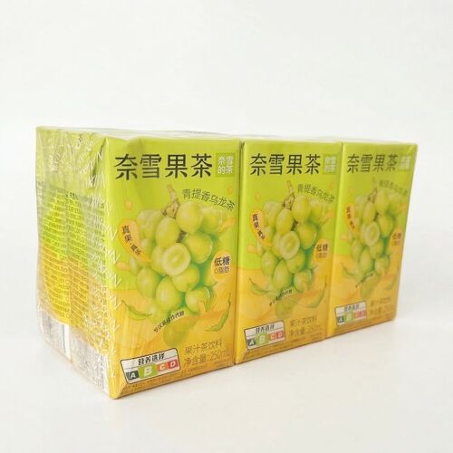 Naísnow Thé Oolong Aromatisé Au Raisin Vert 250 Ml X 6 Bouteilles