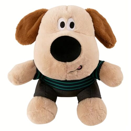 Peluche chien à rayures 29 cm