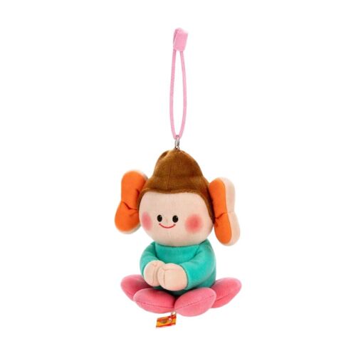 Porte-clés en peluche "Compagnon du Bouddha" 12 cm